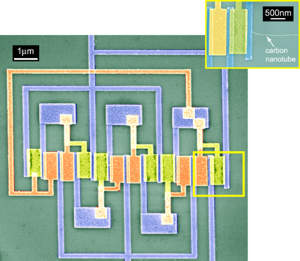 IBM constri chip com um nico nanotubo de carbono