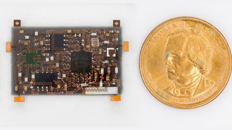 Circuito impresso elstico  flexvel na forma e na funo