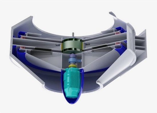 Turbina inovadora tentar gerar energia barata com ondas do mar