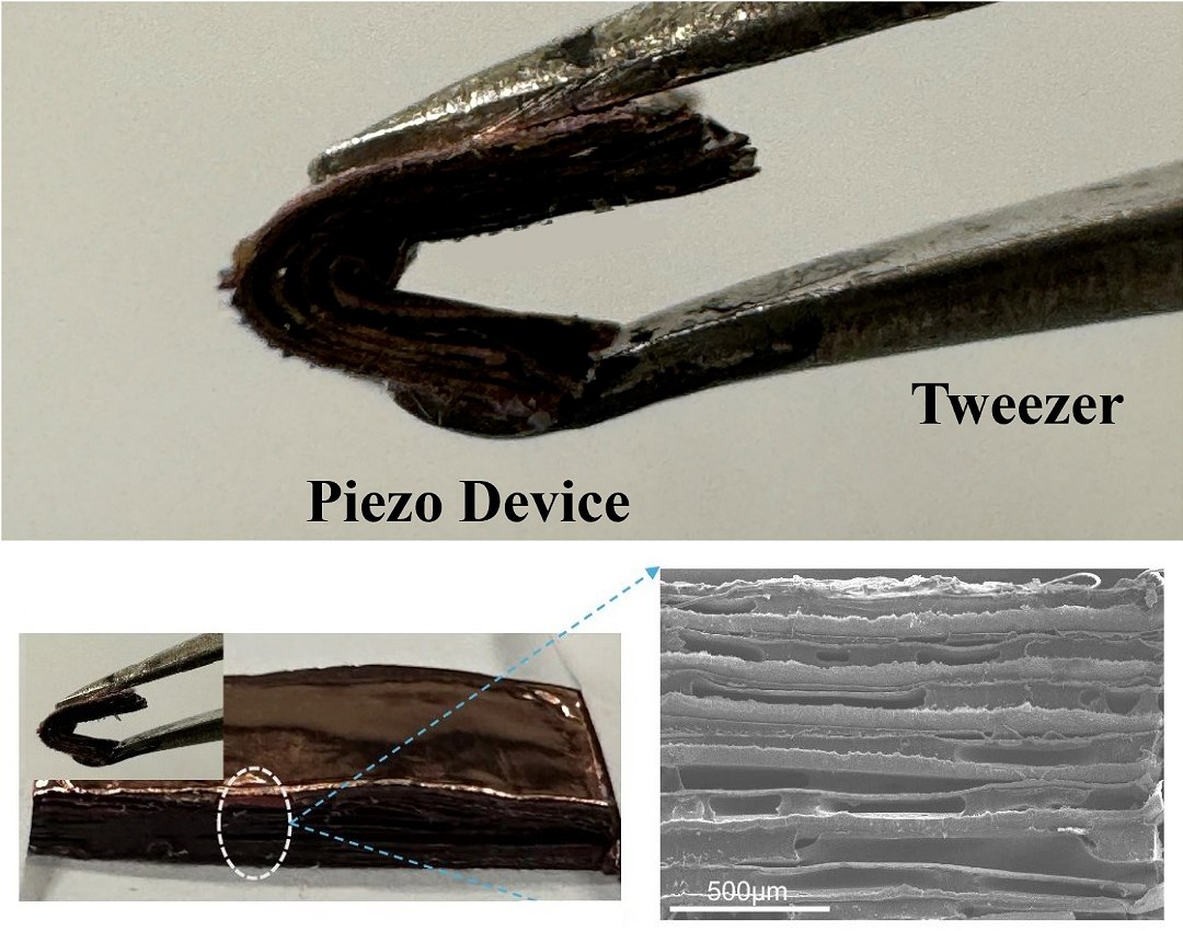 Nanogerador flexvel carrega seu notebook conforme voc digita