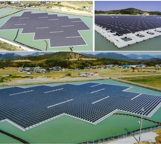 Usina solar flutuante gera energia e conserva gua