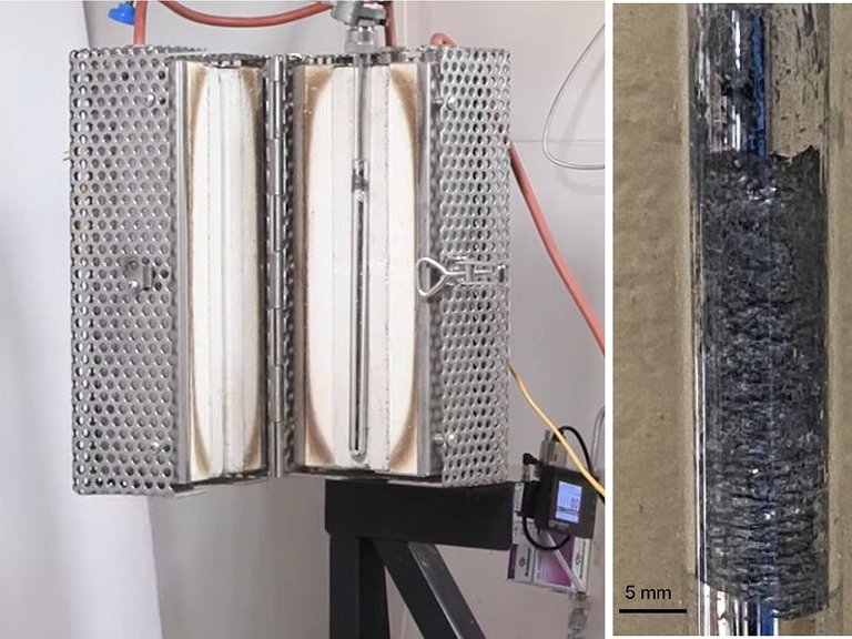 Tecnologia de descarbonizao converte instantaneamente CO2 em carbono slido