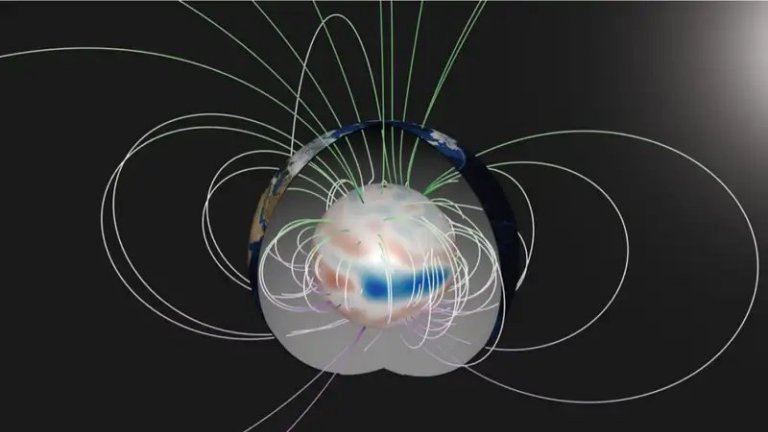 Descobertas pequenas ondas magnticas espalhando-se do ncleo da Terra