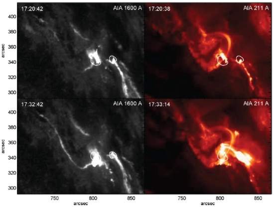 Descoberto intenso brilho infravermelho em exploso solar