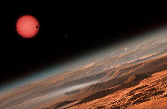 Trio de exoplanetas ao redor de estrela fria podero revelar vida