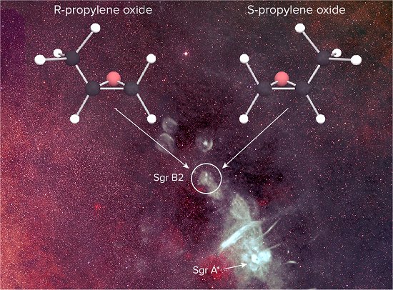 Molculas orgnicas complexas so encontradas no espao