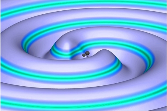 Ondas gravitacionais flagradas por trs observatrios pela primeira vez