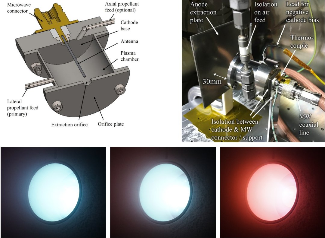 Motor espacial aspirado colocar naves na fronteira entre atmosfera e espao