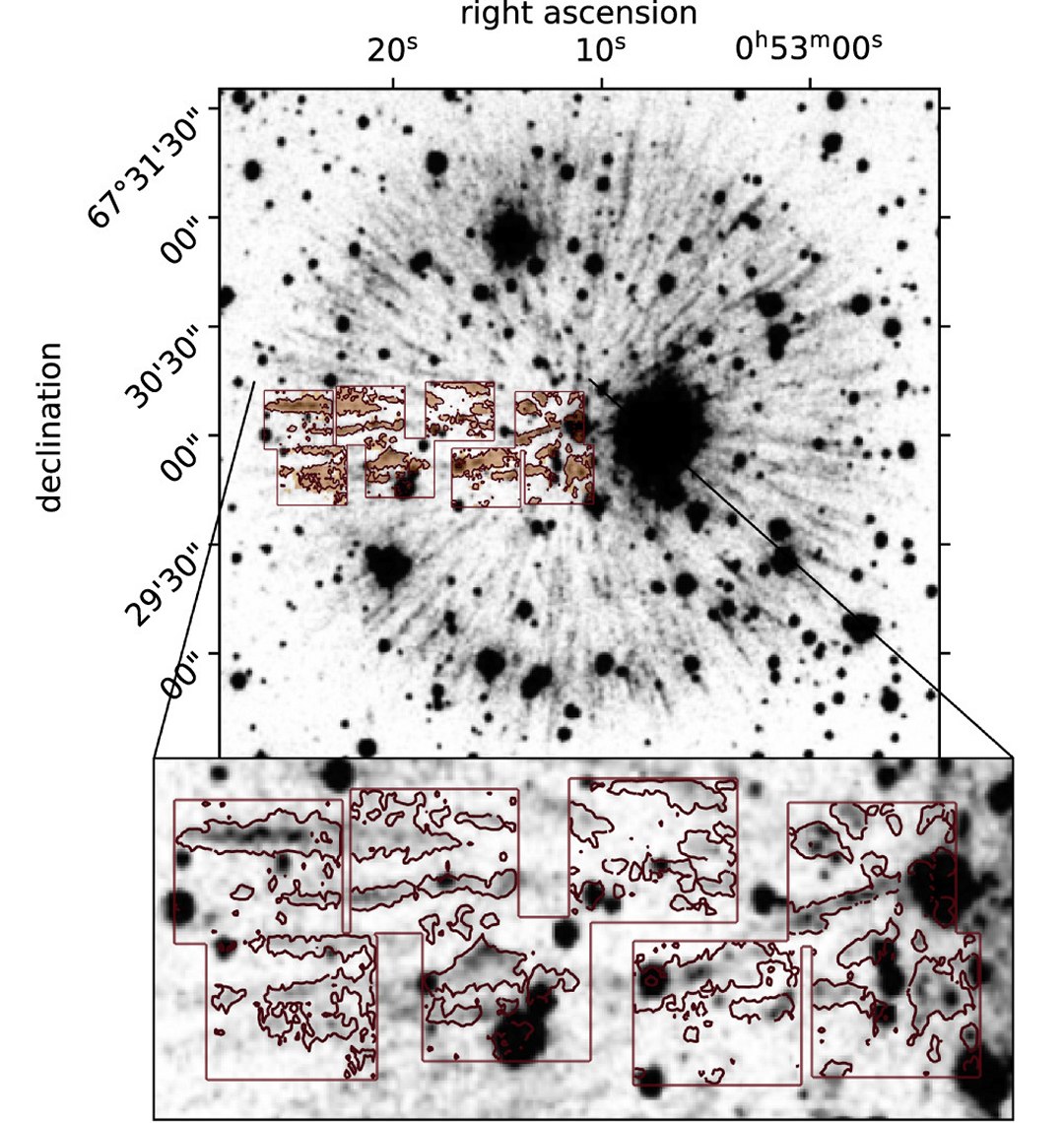 Supernova histrica explodiu na forma de um dente-de-leo