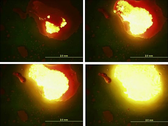 Memria ptica: Material solidifica e brilha ao ser tocado