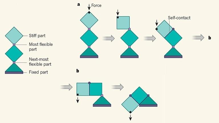 Dobra-te Ssamo: Metamaterial com dobragem automtica e autocorreo