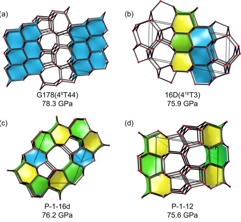 Novas formas de carbono podem ser mais duras que diamante