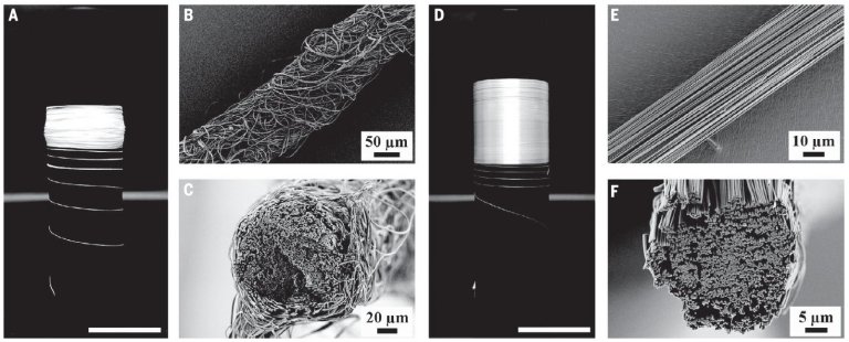 Fios de polmero finalmente alcanam a fora da seda de aranha