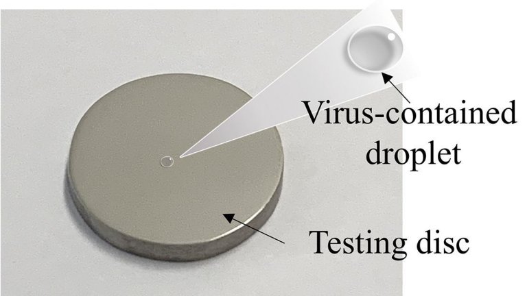 Criado ao inoxidvel que mata vrus da covid e da gripe