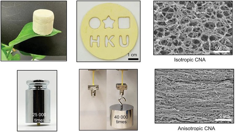 Aerogel com esteroides  feito com material  prova de balas