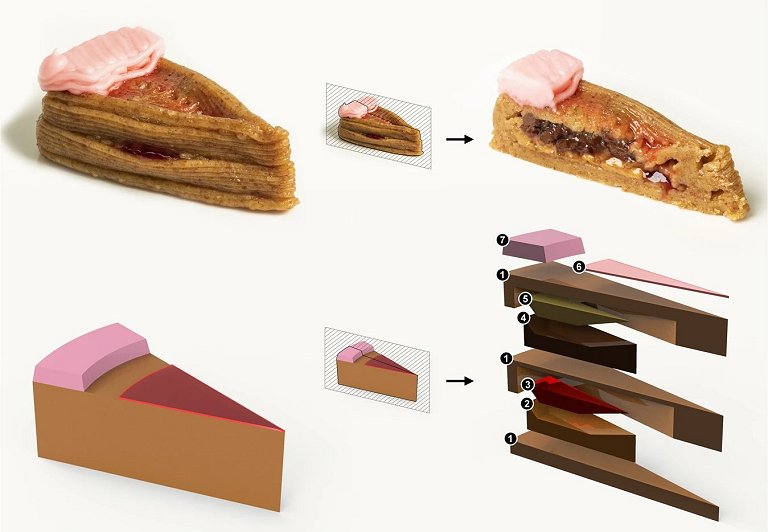 Sobremesa impressa em 3D