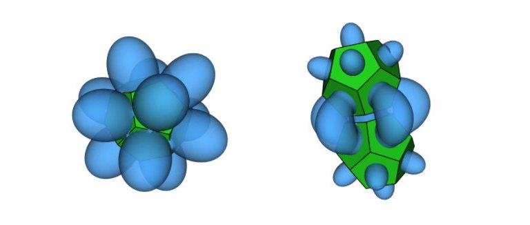 Nova teoria descreve ligao que monta cristais de nanopartculas