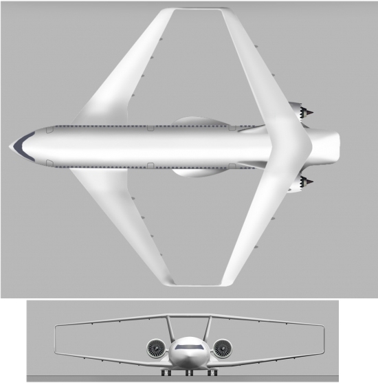 Avies vo passar de tubo com asas para caixa com asas