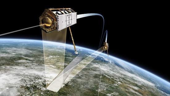 Satlite Tandem-X far mapa tridimensional da Terra