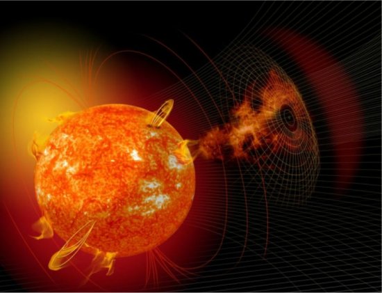 Brasileiros estudam ejeo de matria pelo Sol