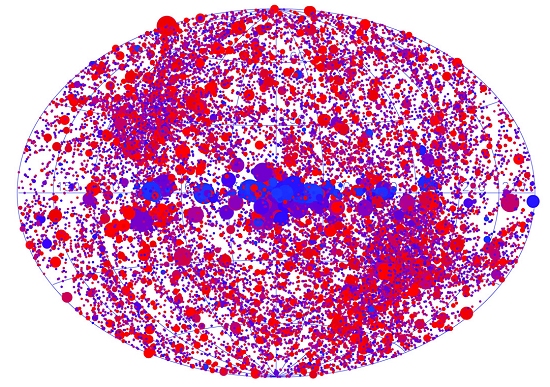 As cores da galxia, pelos olhos de um telescpio espacial