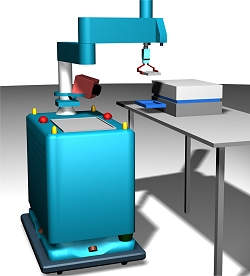 Rob assistente foi projetado para tarefas cansativas em laboratrios