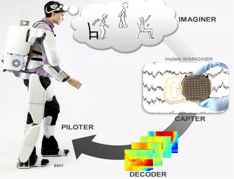 Chip neural controla exoesqueleto sem esquentar o crebro