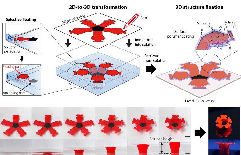 Tcnica simples transforma desenhos 2D em objetos 3D