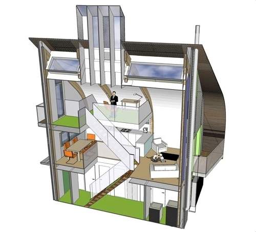 Casa ecologicamente correta tem emisso zero de carbono