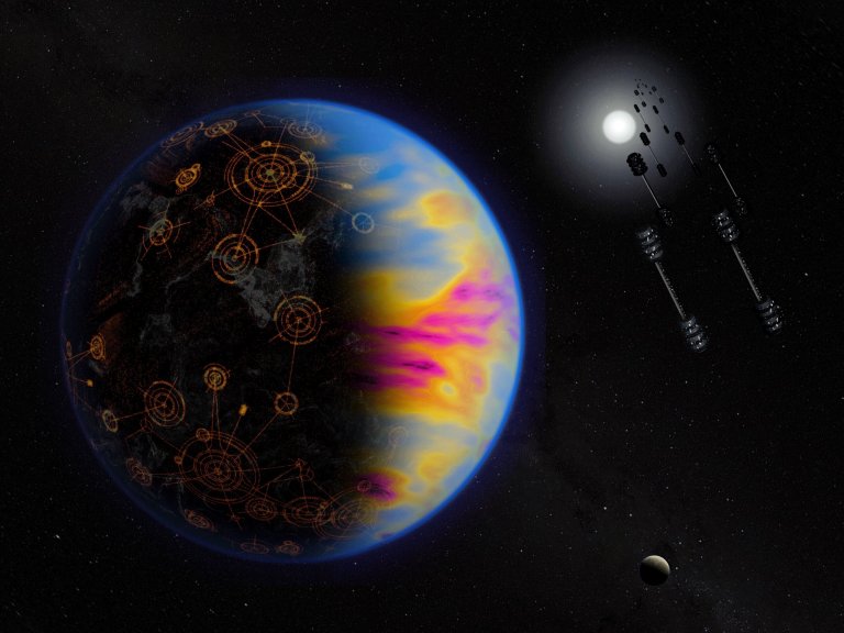 Se extraterrestres so como ns, podemos ach-los pela poluio, prope NASA