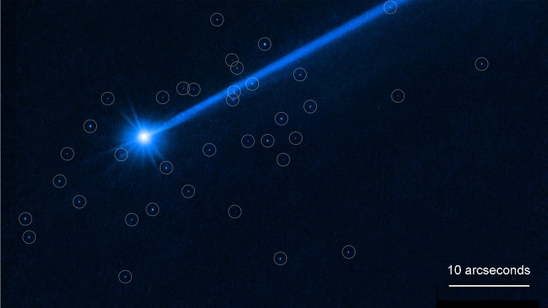 Asteroide atingido por impacto parece estar se despedaando